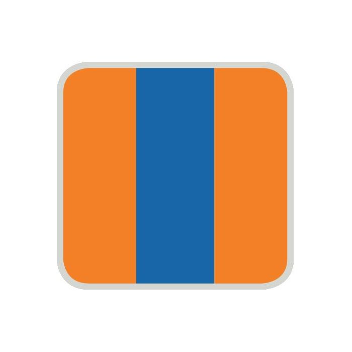 Pro-Form Mouthguard Laminates - 3 Colour-Square-Orange/Blue/Orange