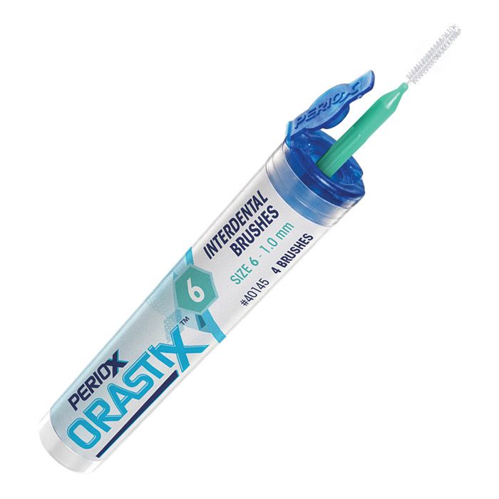 PerioX ORASTIX Interdental Brushes-Size 6 (1.0 mm) - Green