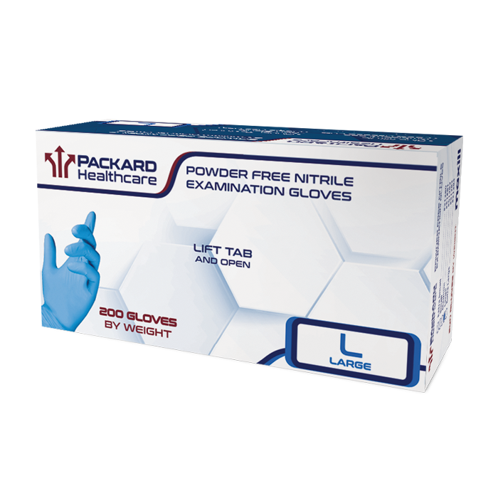 Packard Healthcare Powder Free Nitrile - Large