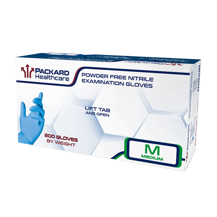 Packard Healthcare Powder Free Nitrile - Medium