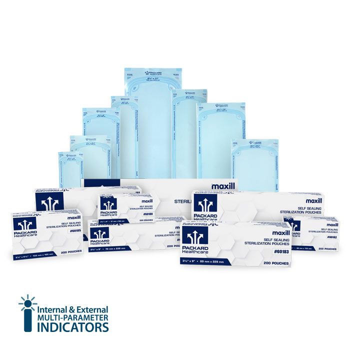 Packard Healthcare Self Sealing Sterilization Pouches | maxill