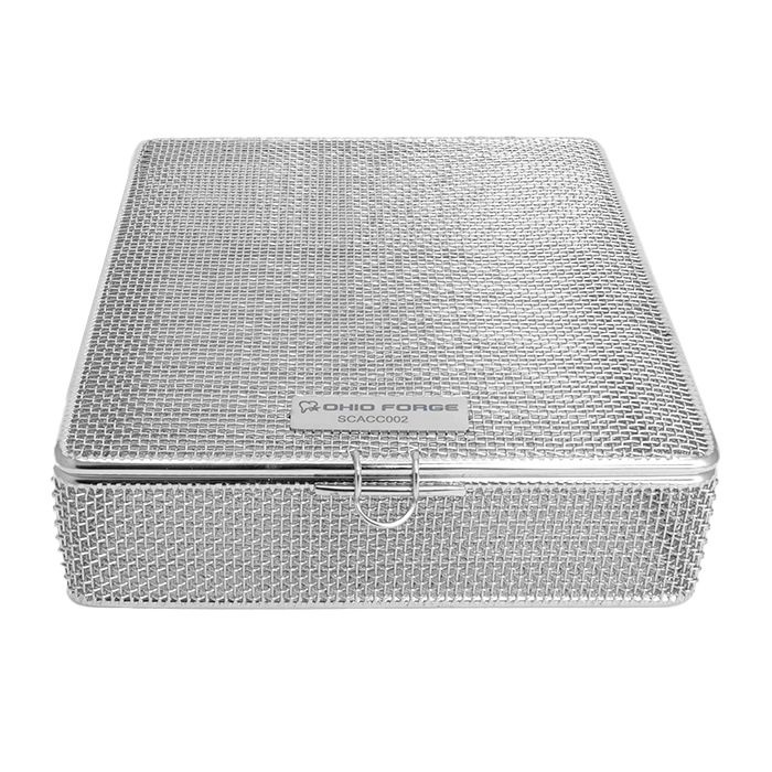 Ohio Forge Basket with Hinged Lid - 216mm x 178mm x 51mm