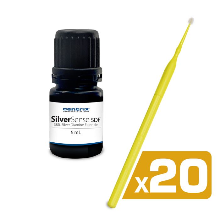 SilverSense SDF® Standard Kit - 1 x 5 mL bottle, 20 x applicators