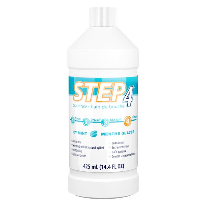 Step 4 Halitosis Rinse 425 mL - Icy Mint