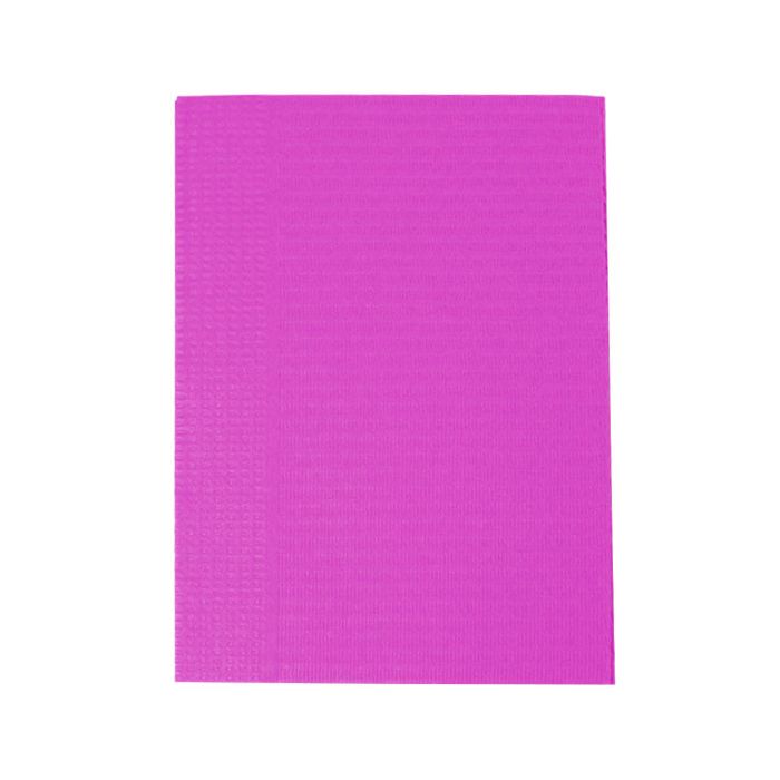 Fuchsia vivid disposable patient bib