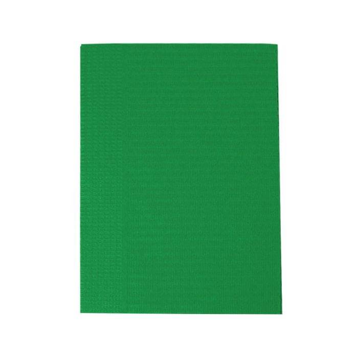 Green  vivid disposable patient bib
