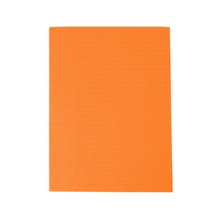 Orange vivid disposable patient bib