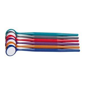 Zirc Crystal HD #4 Mouth Mirror Thin Grip Jewel - 12 Pack