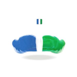 Pro-Form Mouthguard Laminates - 3 Colour - Square - Blue/White/Green --CLEARANCE--