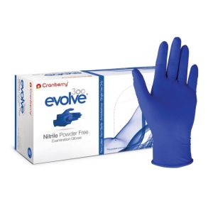 Cranberry evolve 300 Powder Free Nitrile Gloves
