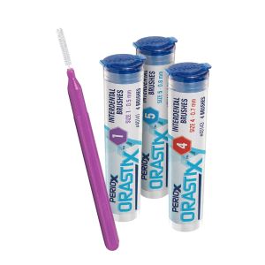 PerioX ORASTIX Interdental Brushes - 4 pc Tubes