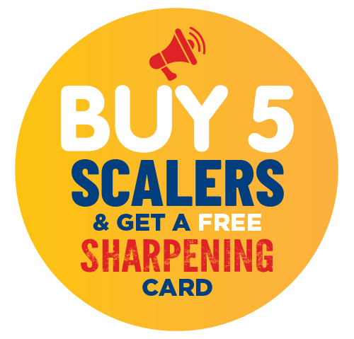 Buy 5 Scalers & Get a FREE Sharpening Card